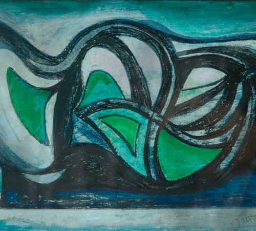 Jacinto Salvador Composicion verde