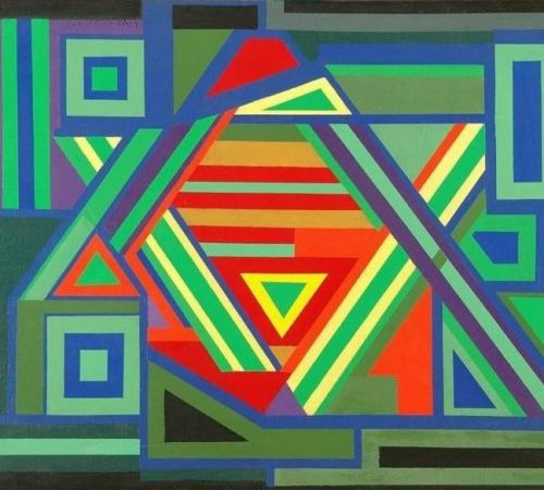 Jacinto Salvado obra - Composición piramidal