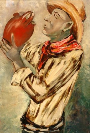 Jacinto Salvado obra -Homme de la champagne